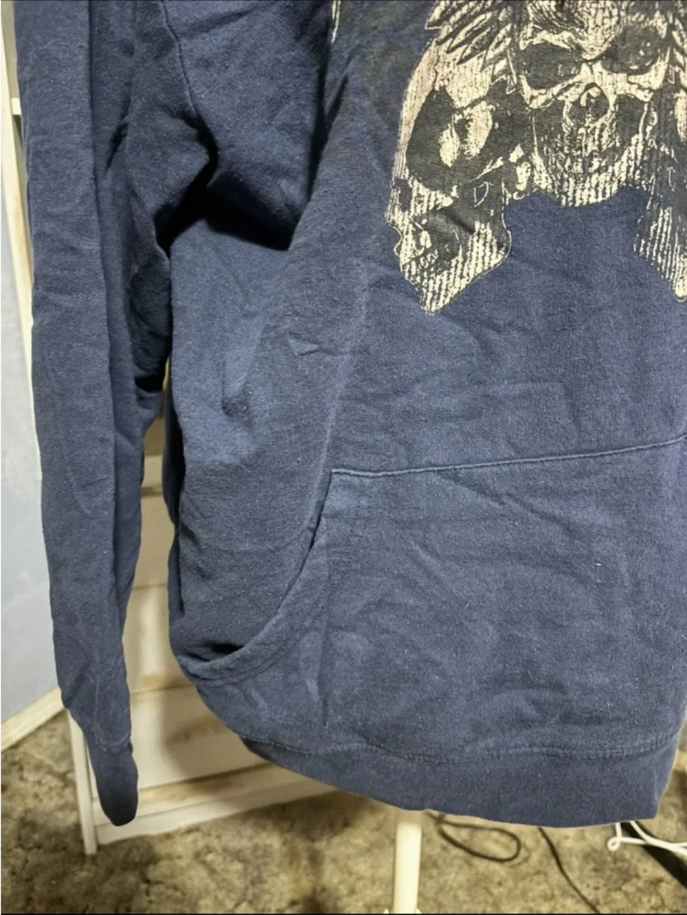 Navy Graphic Hoodie - Def Leppard large - Picture 4 of 9
